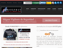 Tablet Screenshot of forsepriv.com